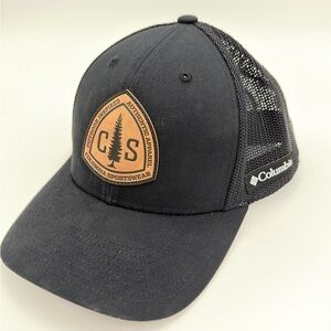 Columbia Black and Tan Mesh Cap, Never Worn